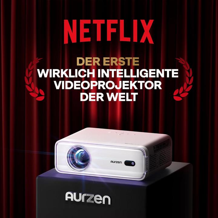 Immagine prodotto Aurzen Eazze D1 Heimkino Beamer mit 4K Unterstützung (4K)