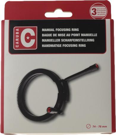 Produktbild Caruba manueller Fokussierring 74 78mm