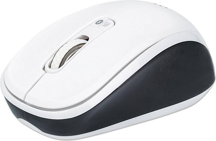 Manhattan Bluetooth® 4.0 und USB-Funkempfänger, 800/1200/1600 dpi, drei Tasten plus Mausrad, & (Kabellos)