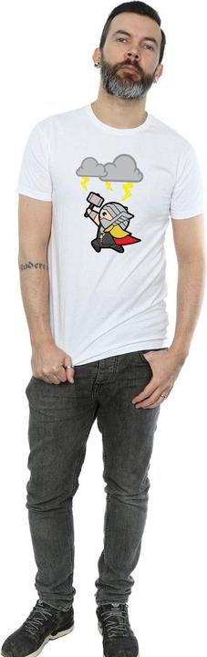 Actual product image Mens Kawaii Thor God Of Thunder T-Shirt (XXL)