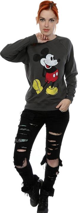 Actual product image Disney Womens/Ladies Mickey Mouse Classic Kick Sweatshirt (XXL)