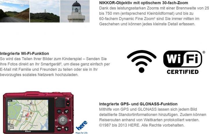 Actual product image Nikon Coolpix S9700 (1/2,3'')