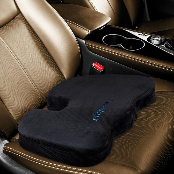 Image du produit Relaxdays Coussin de siège orthopédique (46 x 36 x 7 cm)