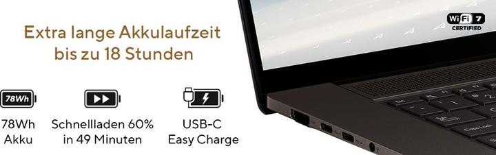 Actual product image ASUS Zenbook S 16 (16", AMD Ryzen AI 7 350, 24 GB, 2000 GB, DE)