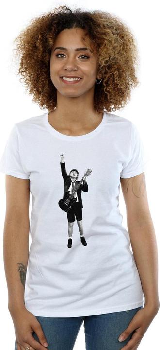 Produktbild AC/DC Angus Young TShirt aus Baumwolle mit Ausschnitt (L)