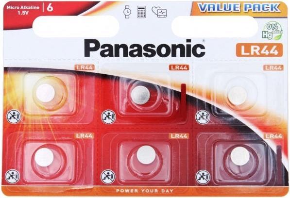 Produktbild Panasonic Micro Alkali LR44 (6 Stk., LR44)