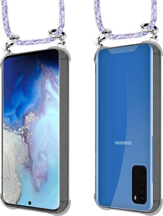 Produktbild Cadorabo TPU Handy Kette SILBER Cover