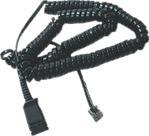Produktbild Poly Adapterkabel mit 2 Klinkensteckern 3,5mm auf 4/4 Western-Stecker z. B. zum Anschluss an die Sound...