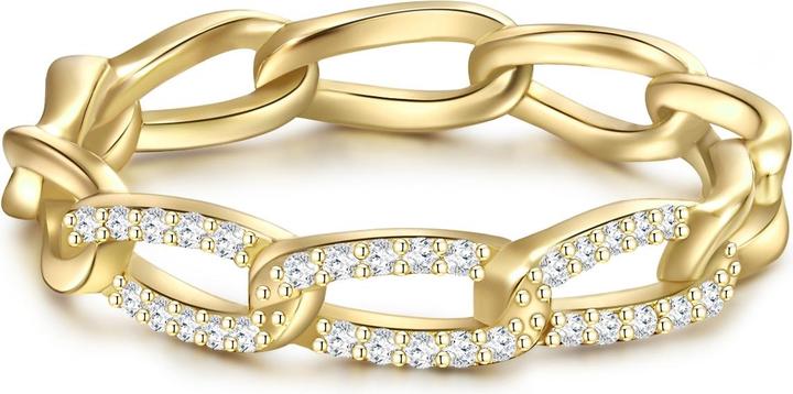 Glanzstücke München Damen Sterling Silber Zirkonia gelbgold - 28575