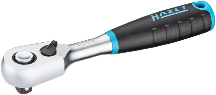 Immagine prodotto HAZET Leva a cricchetto reversibile con dentatura fine HiPer ∙ con bloccaggio di sicurezza 863HPS ∙… (1/4")