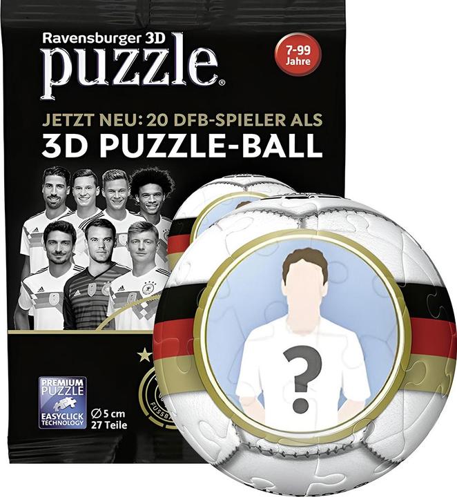 Produktbild Ravensburger 3D-Puzzle 27 Mystery Packs WM 2018 (27 Teile)