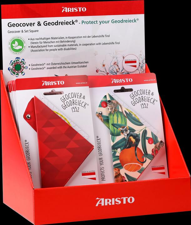 Productafbeelding Aristo Display 20x Geo Set Square Incl. Geocover Geassorteerde Motieven (185 mm)