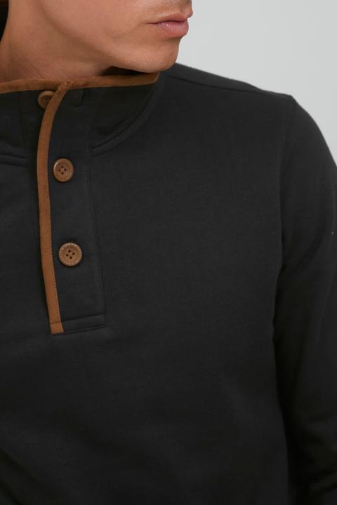 Image du produit Blend Achlias Pull Sweat Homme Avec Col Debout Boutones Et Poches (XL)