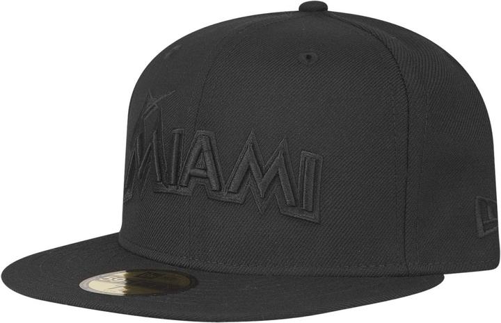 Produktbild New Era 59Fifty Cap - MLB BLACK Miami Marlins - 7 3/8 (7 3/8)