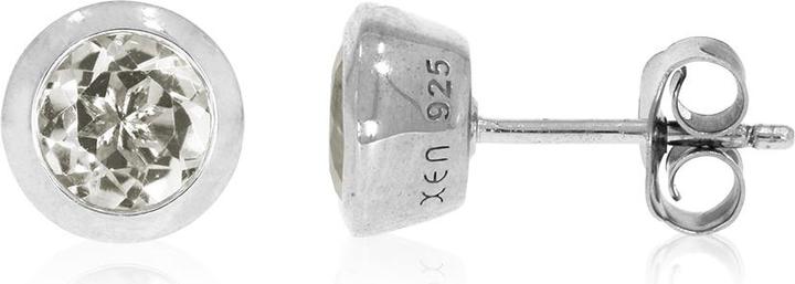 Xen Solitär-Ohrstecker mit Weisstopas ca. 2,1 ct. (925 Sterling Silber)
