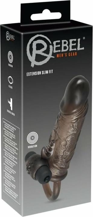 Actual product image Rebel Penis sheath with testicle ring and vibro-bullet