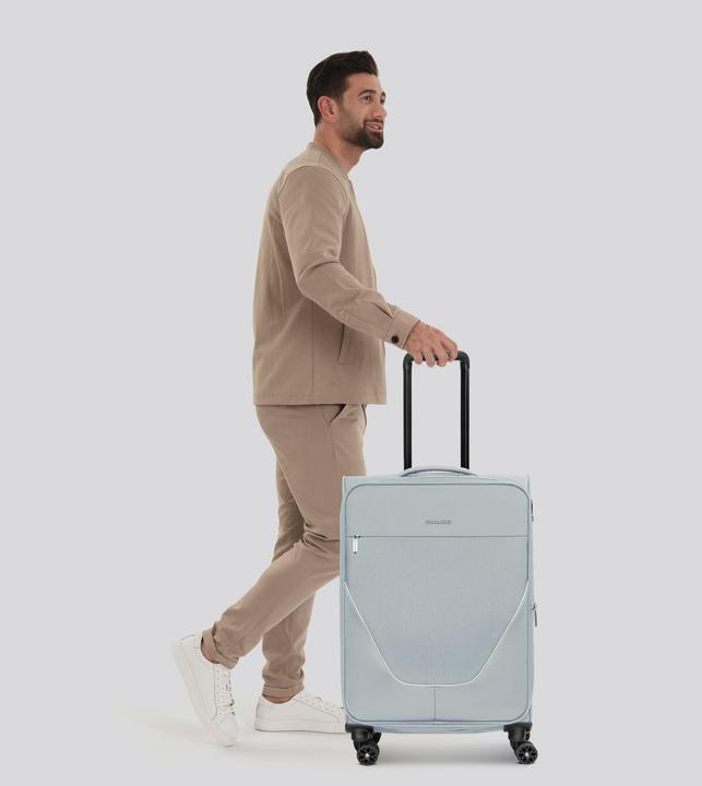 Actual product image Stratic taska 4-wheel trolley M 65 cm with expansion fold (74 l, M (50 - 90l))