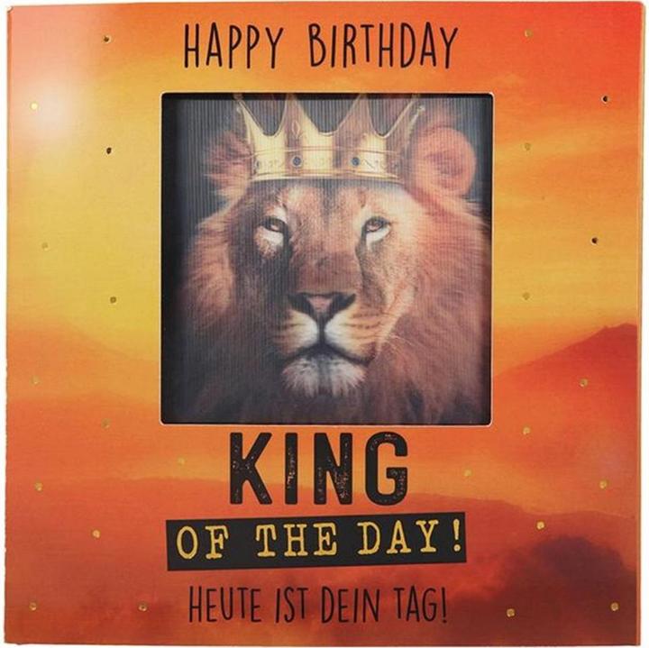 Depesche Musikkarte mit Licht Happy Birthday, King of the day (1 Stk.)