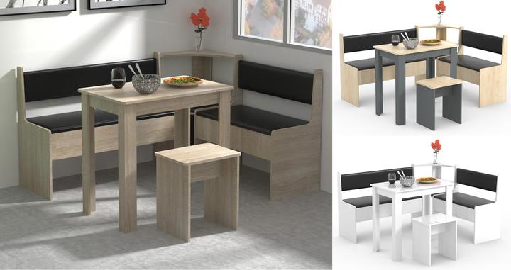 Produktbild VCM Eckbankgruppe Sitzgruppe Esal Mini (153 x 123 x 80 cm)
