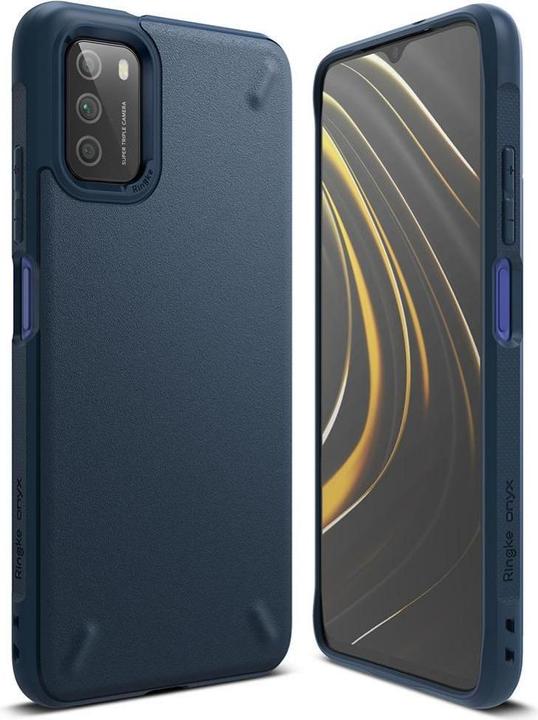 Immagine prodotto Ringke Custodia Onyx Durable TPU Cover per Xiaomi Poco M3 blu navy (OXXI0002) (Xiaomi Poco M3)