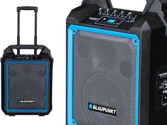 Produktbild Blaupunkt Audio System MB10 BT-MP3-RADIO-USB-SD-KARAOKE-MIKROFON-PILOT-AUX-600W (3.50 h, Akkubetrieb)