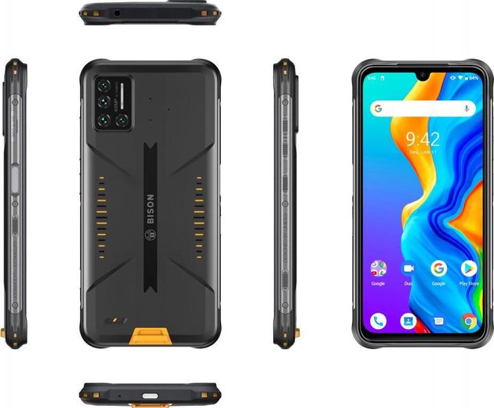 Actual product image Umidigi BISON Plus (6.3") Dual SIM Android 11 Yellow (128 GB, Yellow, 6.30", Dual SIM, 48 Mpx, 4G)