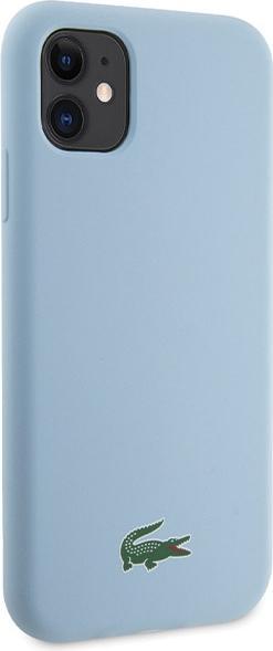 Image du produit Lacoste LCHMN61SLOLB iPhone 11 / Xr 6.1" jasnoniebieski/light blue Hardcase Silicone Croc Logo MagSa (Apple iPhone 11)