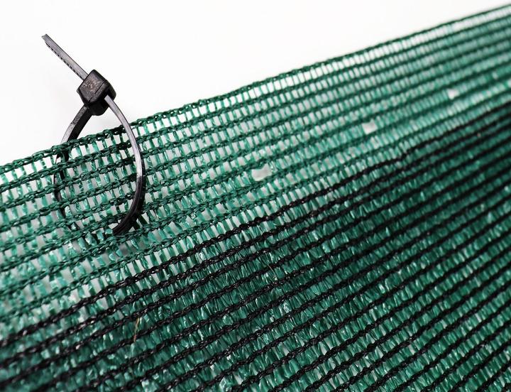 Produktbild Aquagart 25m Schattiernetz Zaunblende Tennisblende Windschutznetz Sichtschutzzaun 150g 2m (2500 cm)