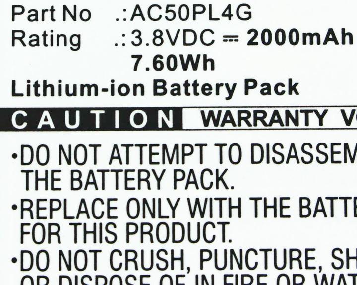 Image du produit AccuCell Batterie Archos AC50PL4G, Archos 50 Platinum 4G