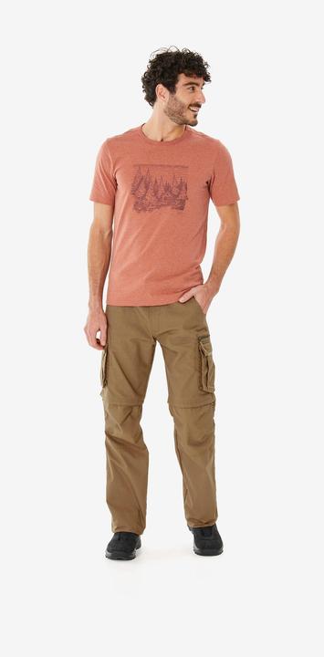 Immagine prodotto Forclaz Zip-Off-Hose Cargohose Herren Trekking Backpacking - Travel 500 braun (46)