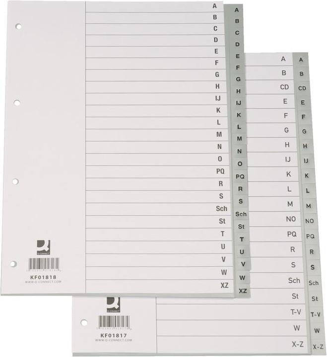 Actual product image Q-Connect Register full format made of PP, with index sheet