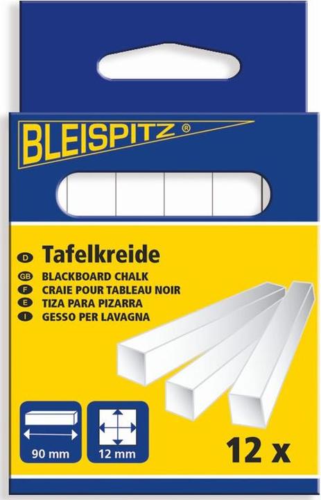 Actual product image Bleispitz Blackboard chalk square (White, 12 x)
