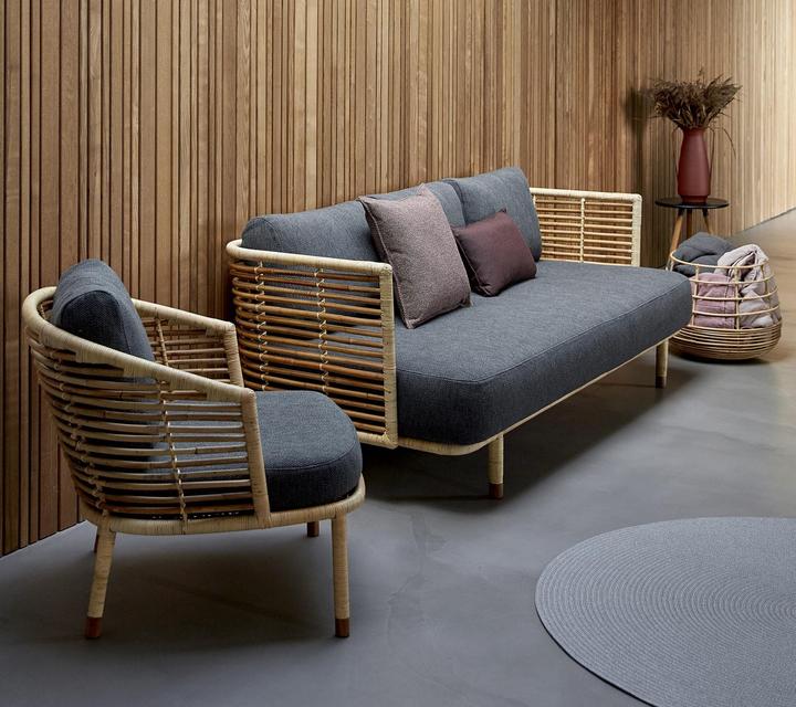 Produktbild Cane-line Circle Rug Outdoor Teppich Ø 140 cm (140 x 140 x 1 cm)