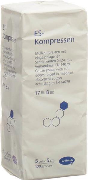 Hartmann ES-Kompressen 8fach 5x5cm