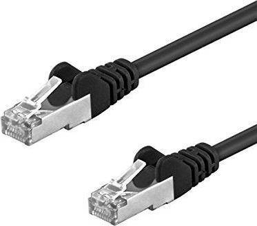 Actual product image Wirewin Outdoor patch cable: 1m, black (U/FTP, CAT5e, 1 m)