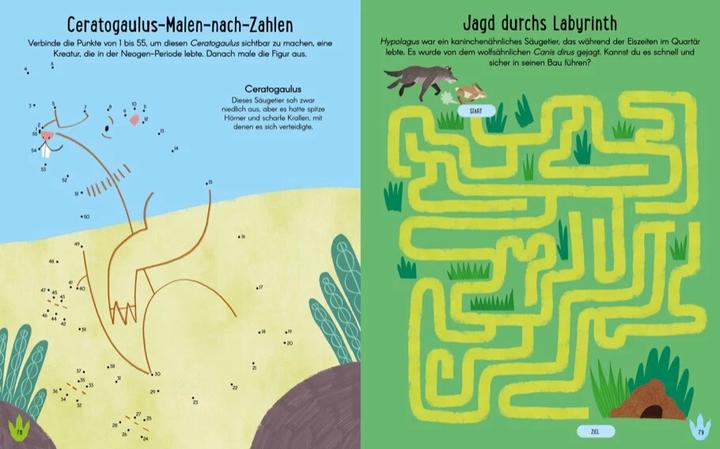 Actual product image My dinosaur games fun (German, Jonny Leighton)