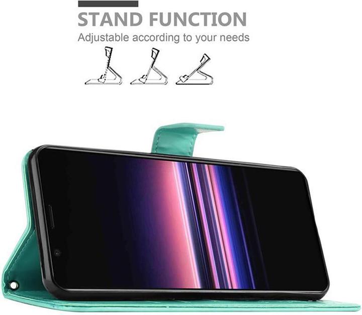 Actual product image Cadorabo Flower Book Cover (Sony Xperia 5)