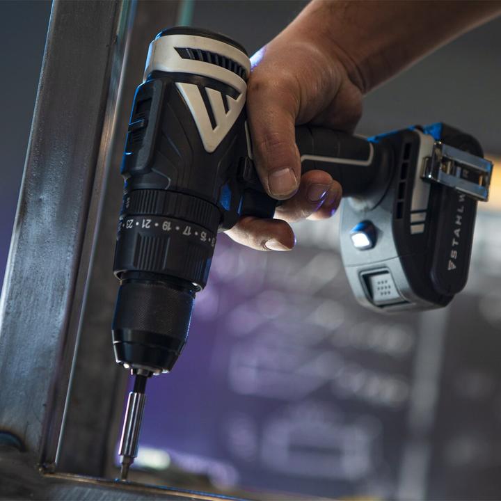 Actual product image Stahlwerk Cordless impact drill ASB-20 ST Brushless with 1 x 4 Ah battery (Rechargeable battery operated)
