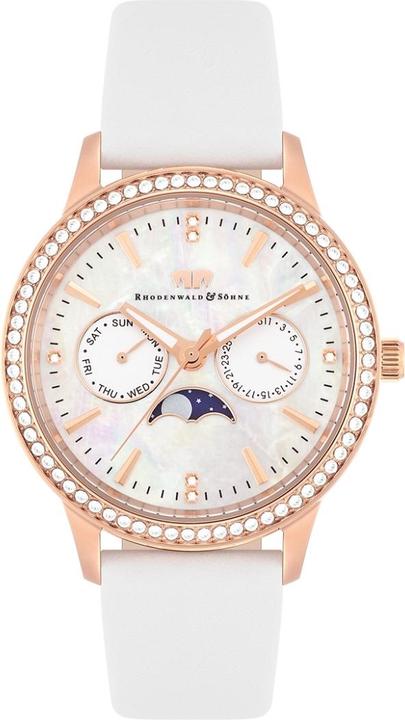 Actual product image Multifunctions Amidala Genuine Leather Rose Gold - 34076 (Analogue wristwatch, 38 mm)