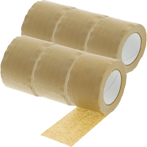Immagine prodotto kaiserkraft Nastro adesivo e-commerce, con filo naturale, terra, 5 fili, conf. da 6 pz. da (75 mm)