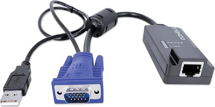 Productafbeelding Intellinet Modulaire 8-poorts KVM-switch met Cat5/VGA-interface Voor gebruik met LCD-console in rek...