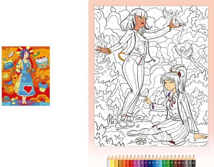 Produktbild Malen nach Zahlen Manga