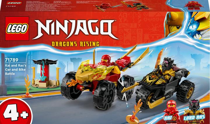 Produktbild LEGO Verfolgungsjagd mit Kais Flitzer und Ras' Motorrad (71789, LEGO Ninjago)