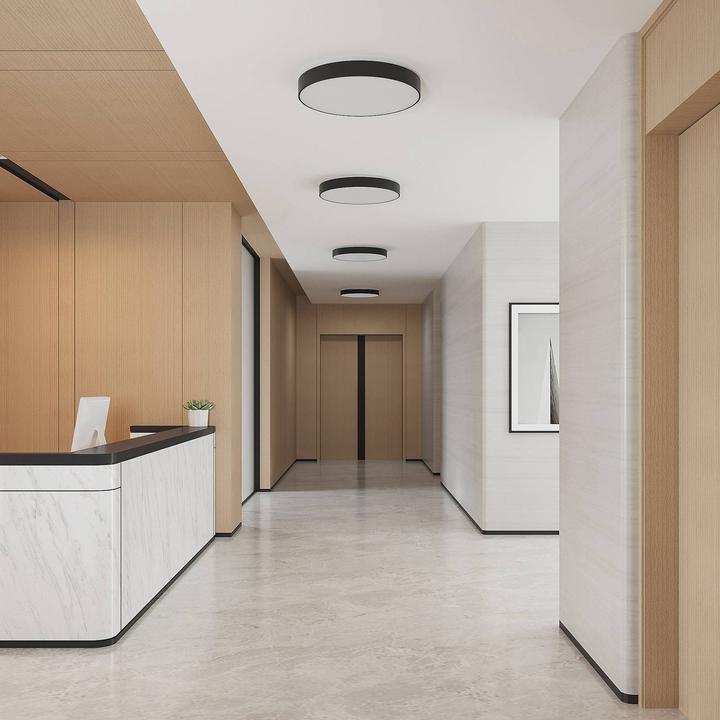 Produktbild Arcchio Vanida LED-Deckenlampe, schwarz, 60 cm (10978 lm)
