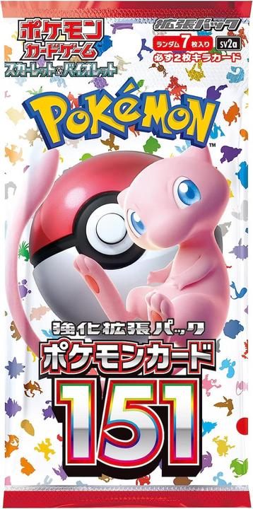Actual product image Pokémon Scarlet & Violet - 151 (Japanese, Booster display)