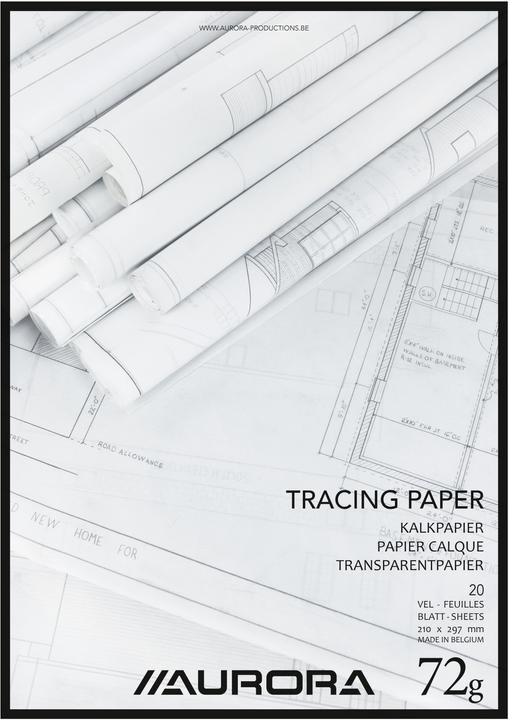 Actual product image Aurora Transparent paper blocks (A4, Plain)
