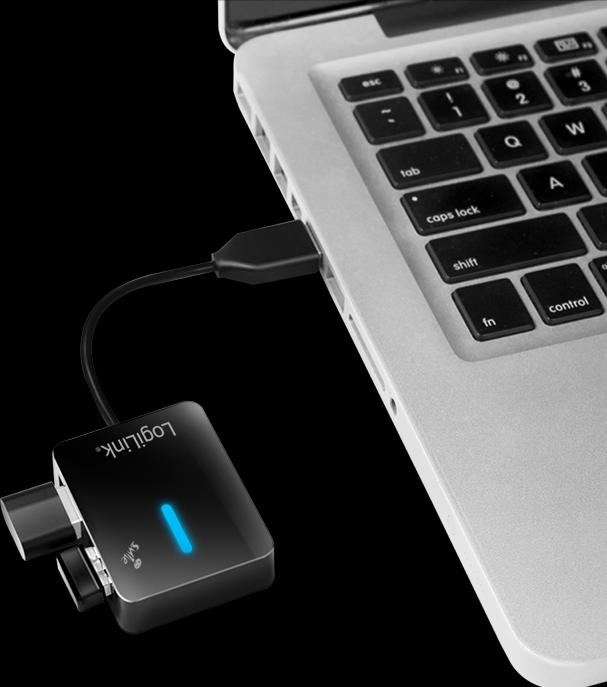Actual product image LogiLink Smile (USB-A, 4 Ports)