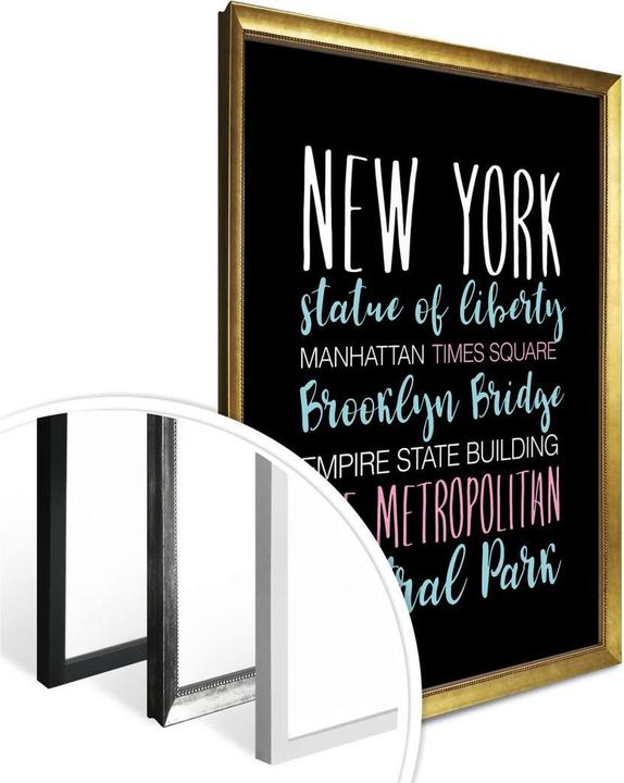 Image du produit Trenddeko Mots new-yorkais (24 x 30 cm)