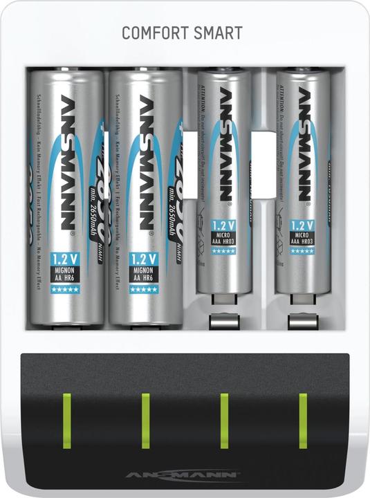 Immagine prodotto Ansmann Comfort (4 pz., AA, 2100 mAh, Batteria + Caricabatterie)