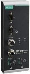 Actual product image Moxa NPORT 5250AI-M12-T - 2-port RS-232422485 device server, 1 10100BaseT(X) port with M12 connector, M12